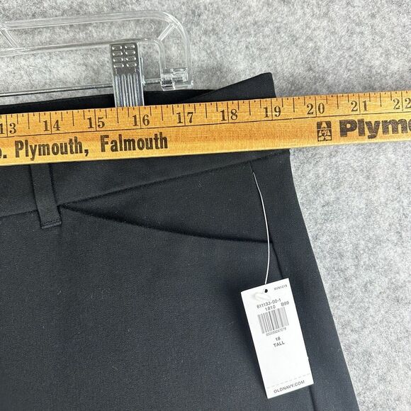 Old Navy High Rise Pixie Flared Pants Womens 18T Tall Secret Smooth Pockets NEW - Picture 10 of 14